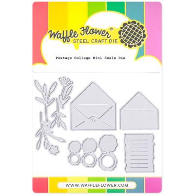 Waffle Flower Die - Postage Collage Mini Seals